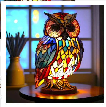 3D Colored Animal Light Desk Lamp Animal Series Decorative Night Light Animal Elephant Owl Cat Vintage Table Lamp Home Decoration CJ