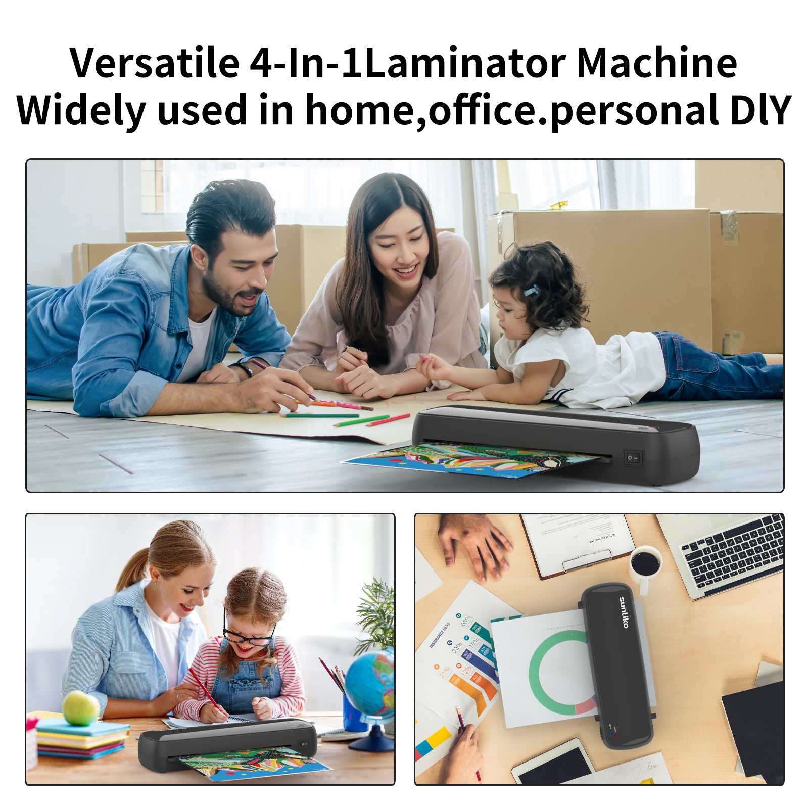 📄 Quick Warm-Up Laminator – Fast Laminating for A4, A5 & A6 - SmartPursue™