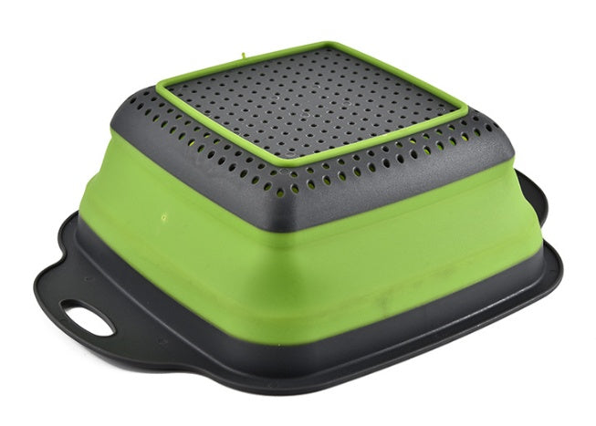 🧺 Square Folding Telescopic Drain Basket - SmartPursue™