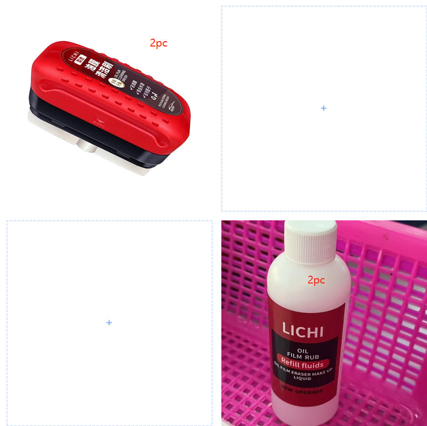 Automotive Oil Film Cleaning Brush Windshield Car Glass Sponge Cleaner Universal Removes Dirt Glass Cleaning Wipe Board Tool CJ