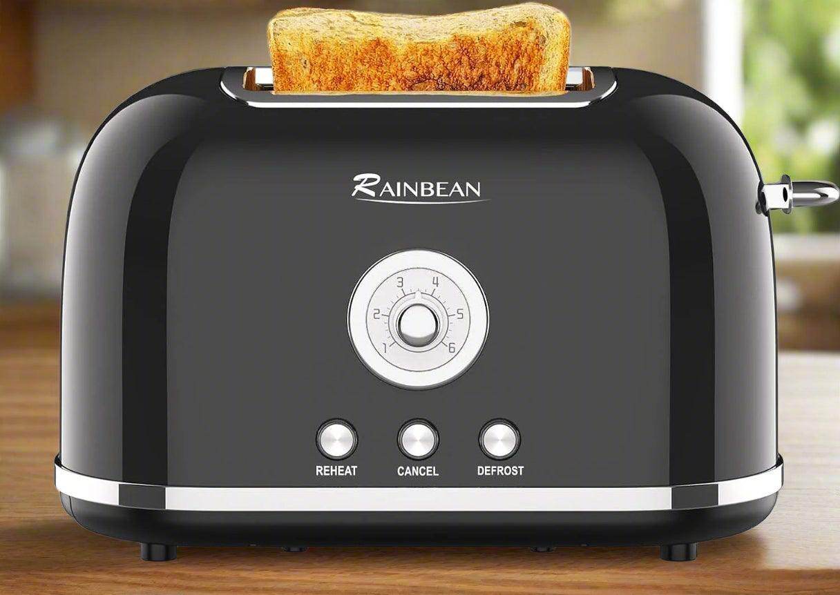 Retro 2-Slice Stainless Steel Toaster - SmartPursue™