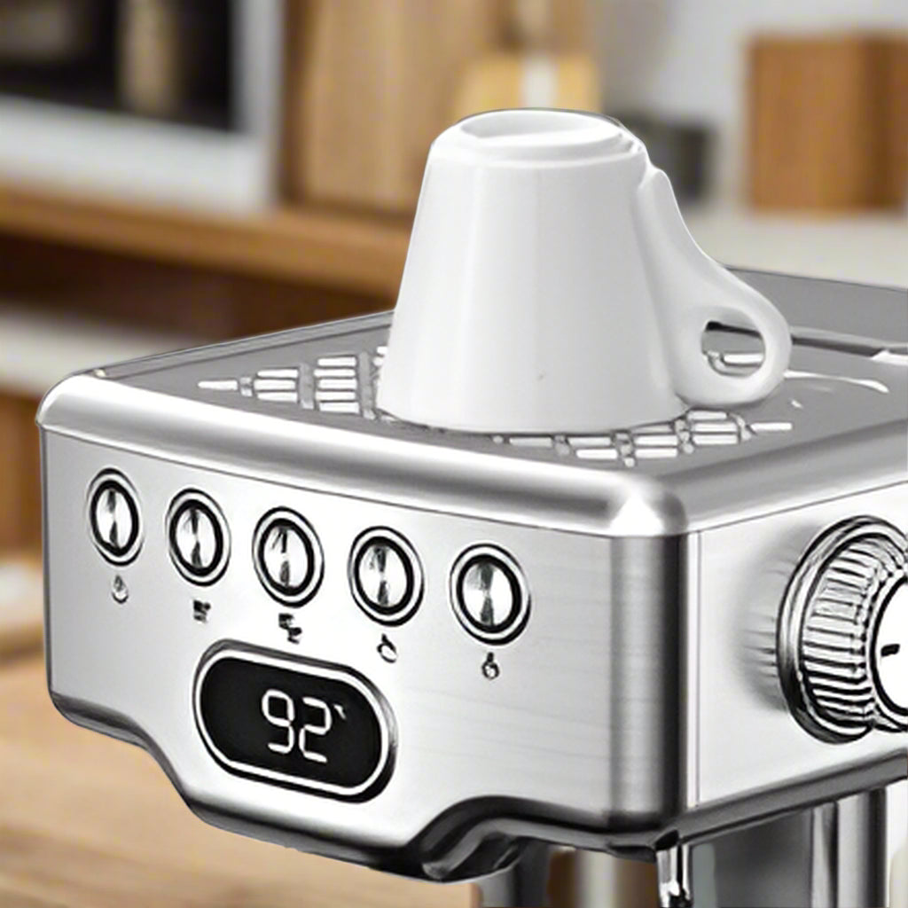 Geek Chef Espresso Machine, 20 Bar Espresso Machine With Milk Frother For Latte, Cappuccino, Macchiato, For Home Espresso Maker, 1.8L Water Tank, Stainless Steel, Ban On Amazon Smart Kitchen & Home