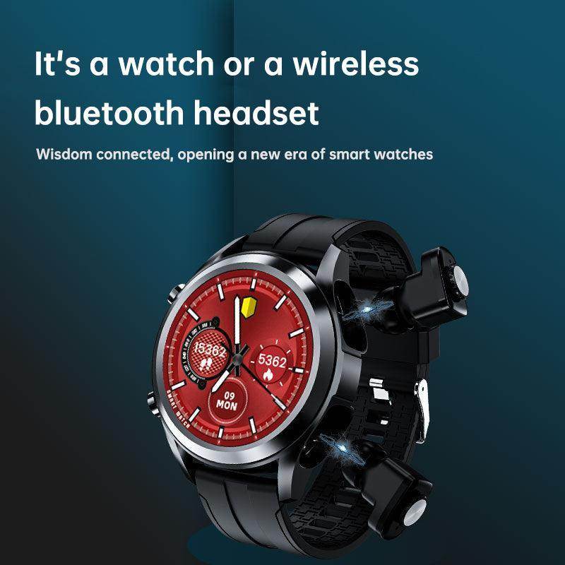 Headset Sports Bracelet 2-In-1 Heart Rate Monitoring Smart Watch - SmartPursue™