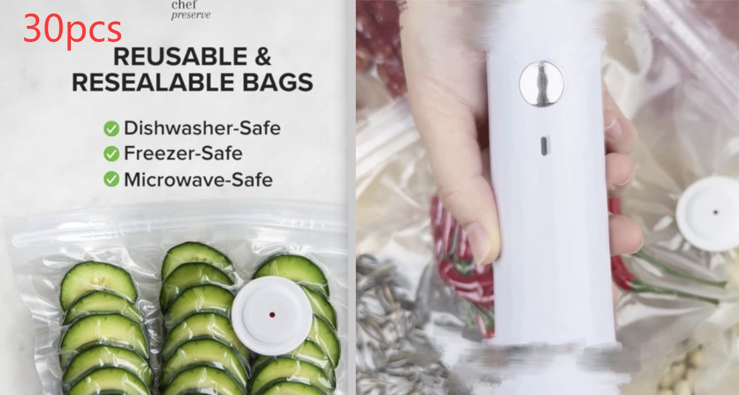 Electric Handheld Vacuum Pump & Vacuum Storage Bags