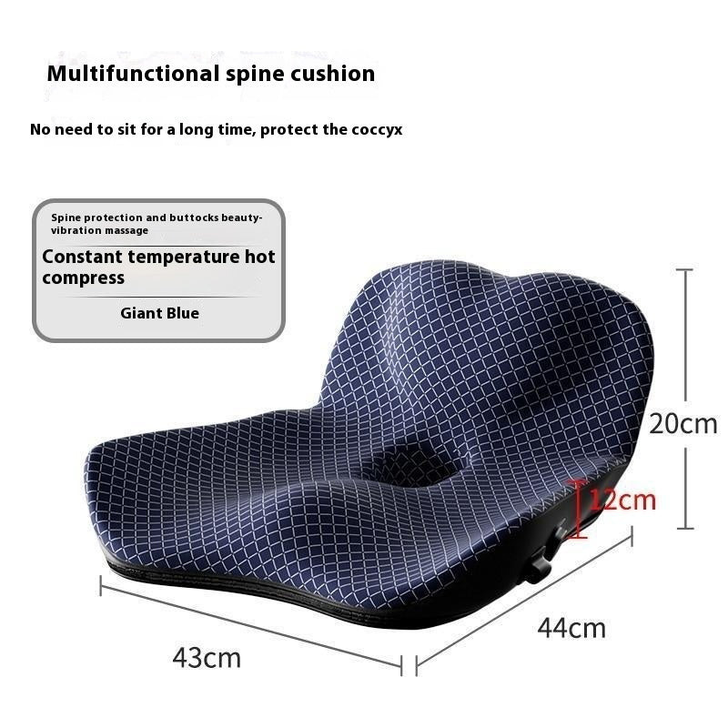 Hot Cushion Backrest Integrated Cushion Office Long Sitting Artifact CJ