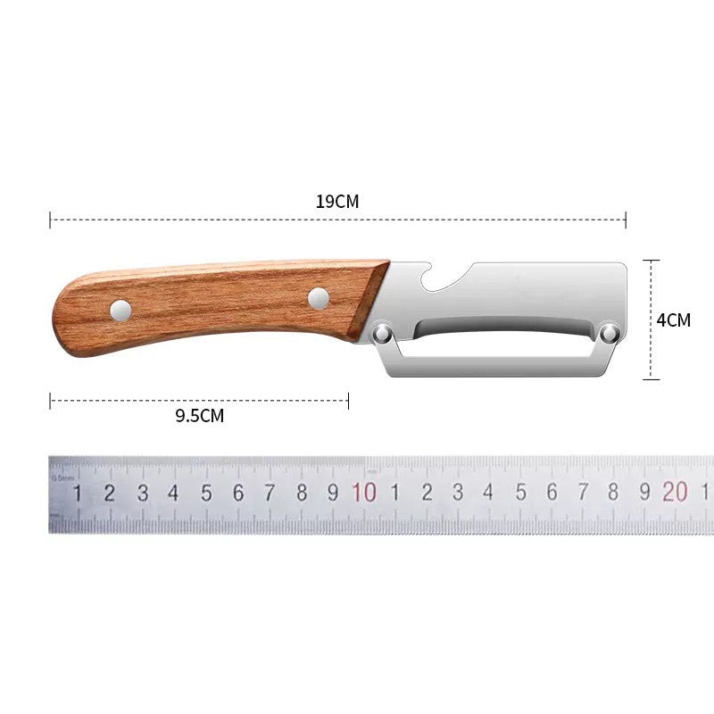 Stainless Steel Paring Knife & Vegetable Peeler