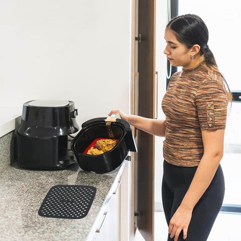 Square Reusable Air Fryer Liners – Non-Stick, Heat-Resistant & Eco-Friendly - SmartPursue™