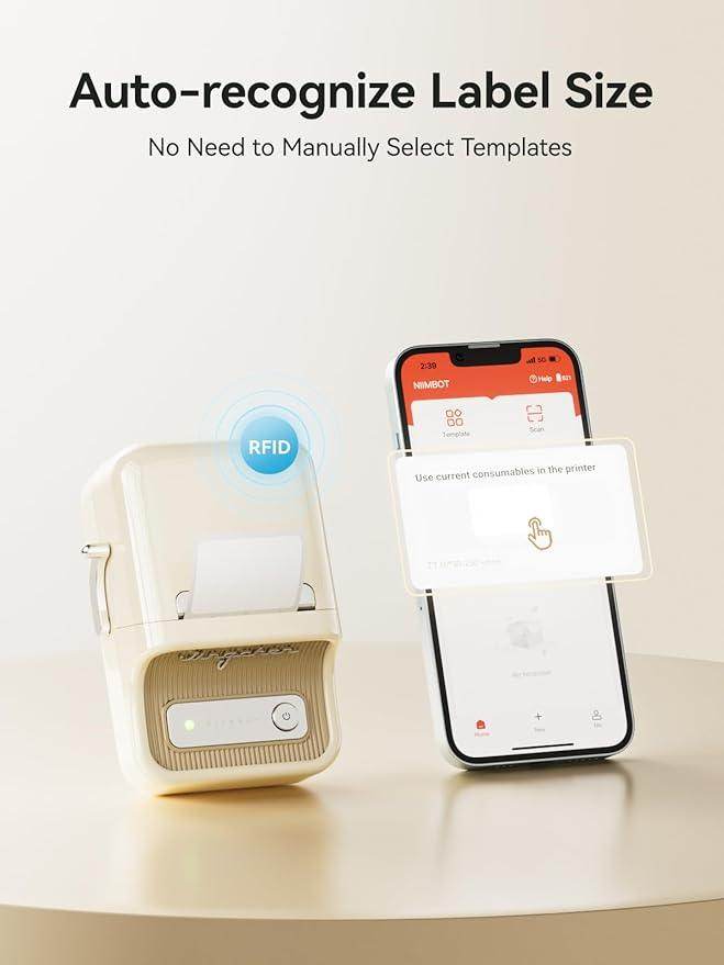 Portable Thermal Label Maker - SmartPursue™