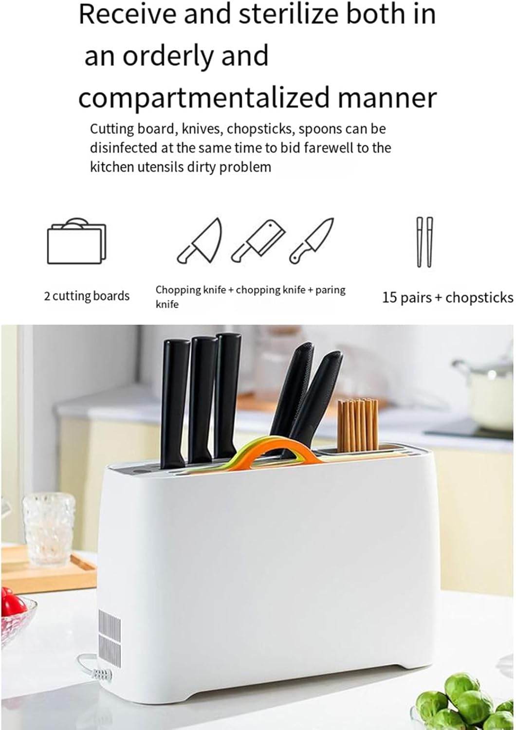 Smart Kitchen UV-C Knife Sterilizer - SmartPursue™