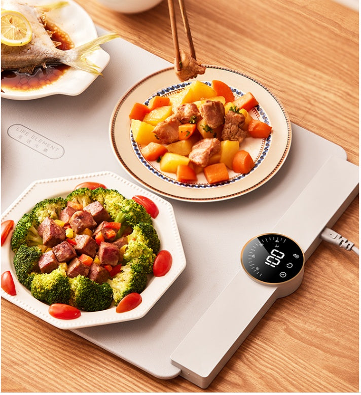 Silicone Foldable Warm Chopping Board – Food Insulation with Digital Display Diversi Fusion™