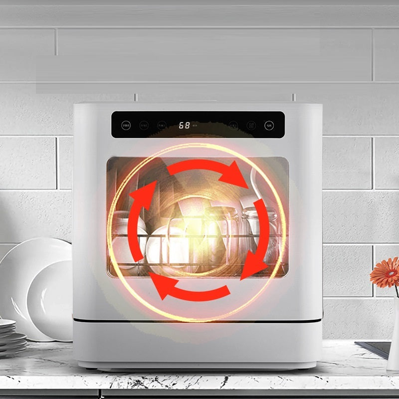 Mini Embedded Household Full-automatic High-temperature Drying Disinfection 110V Dishwasher Travel & Portable Gadgets