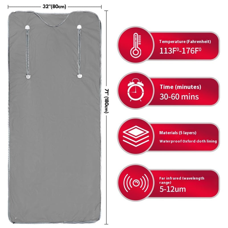 Far‑Infrared Sauna Blanket – Detox, Weight Loss & Full‑Body Therapy - SmartPursue™