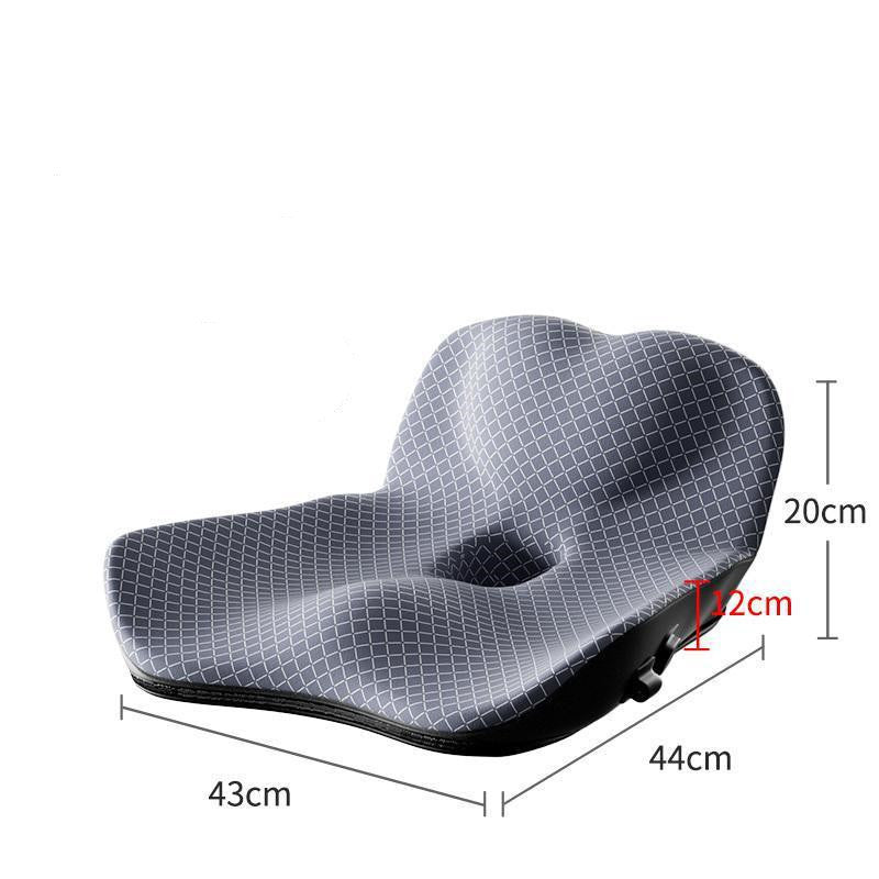 🔥 Heated Cushion with Backrest – Office & Home Ergonomic Seat Pad CJ