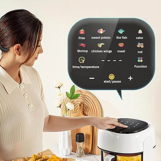 4.5L Smart Electric Air Fryer – Oil-Free 360° Convection Oven - SmartPursue™