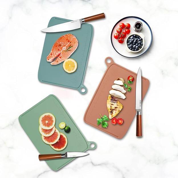 Smart Cutting Board Set with Knife Holder - SmartPursue™