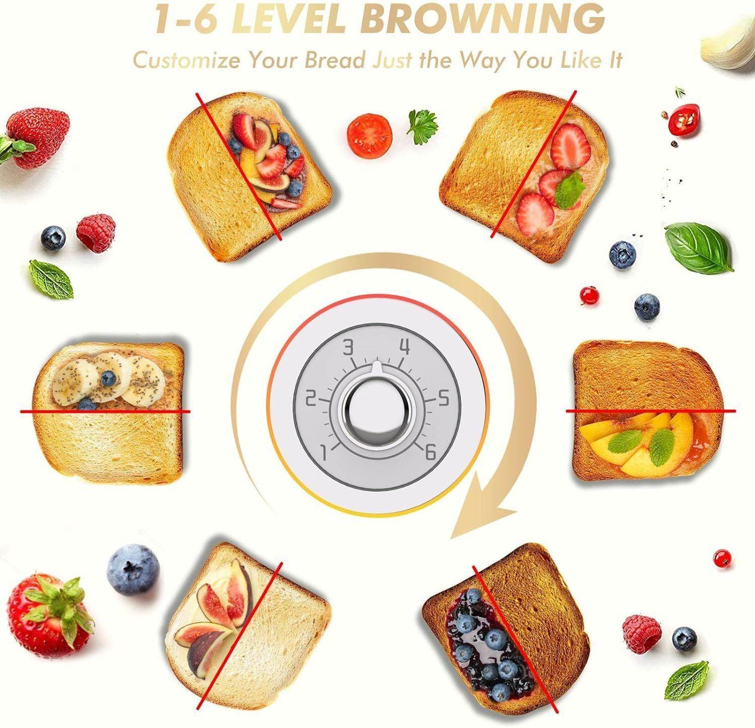 Retro 2-Slice Stainless Steel Toaster - SmartPursue™