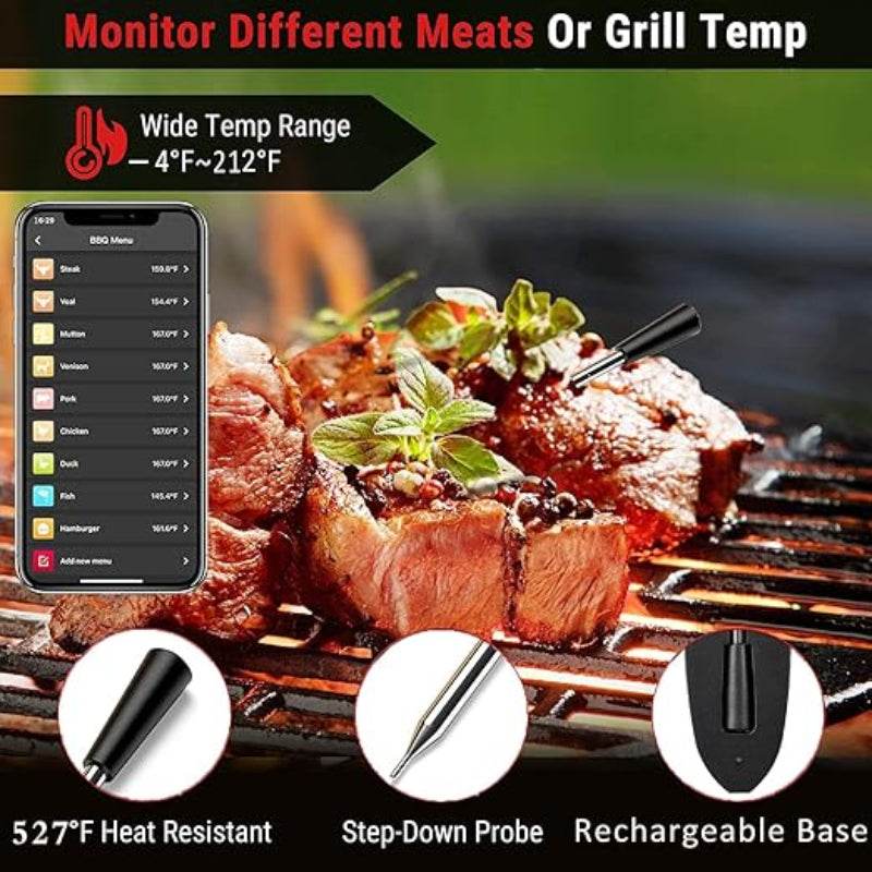 Smart Probe Wireless Meat Thermometer - Limited Stock – Ships in 24H - SmartPursue™