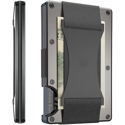 Carbon Fiber Wallet - RFID Blocking Metal Card Holder, Anti-theft Diversi Shop™