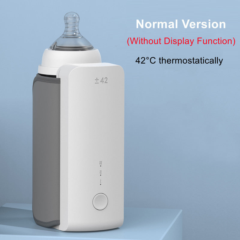 Portable Wireless Rechargeable Baby Bottle Warmer USB Charging And Heating Bag Portable Constant Temperature Milk Warmer Universal Bottle Insulation Sleeve CJ