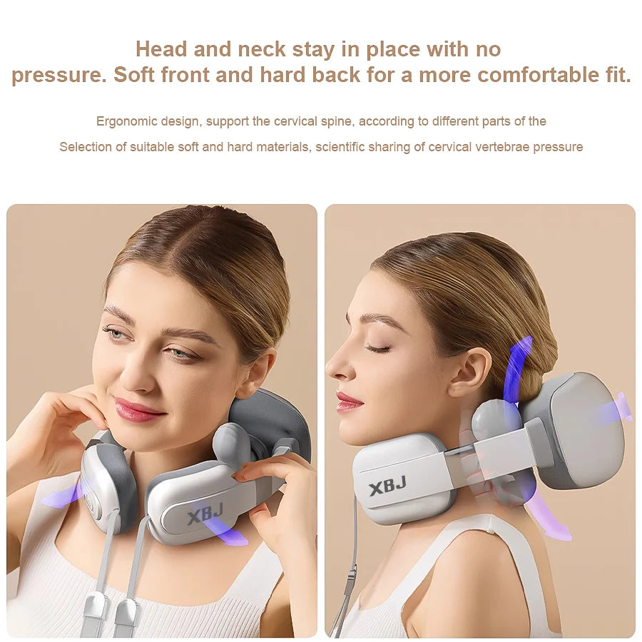 Simulated Human Finger Massage Multifunctional Massager, Multi-Level Adjustable, Fully Wrapped Shoulder and Neck Massage Shawl, Constant Temperature Heating + Three-Dimensional Kneading, Directly Targets Muscle Strain SmartPursue™