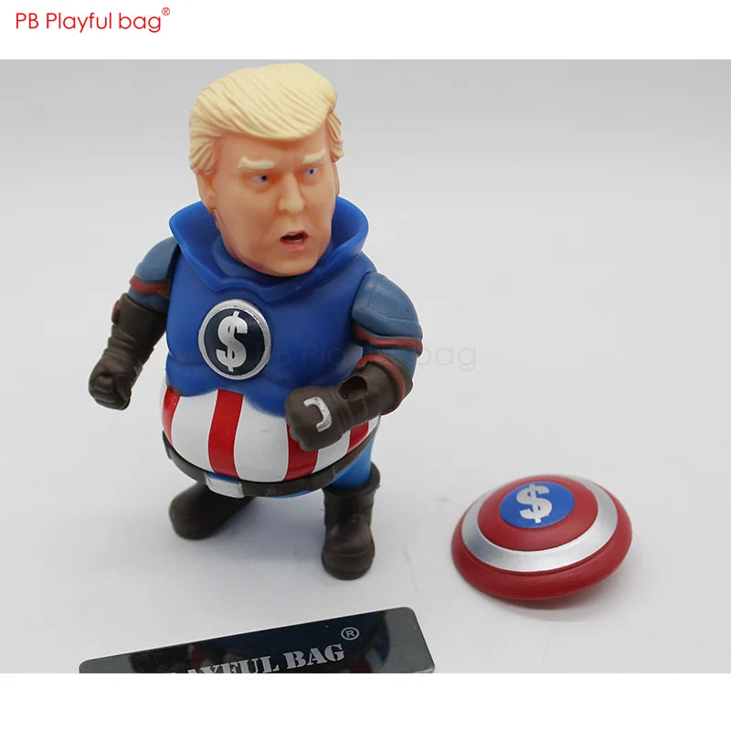 Trump Cosplay PVC action figure Novelty action figure Super Hero collections Children doll toy Christmas gifts