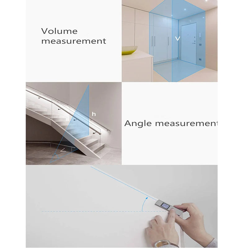 MIjia DUKA Laser Range Finder - 25/40m High Precision, USB Rechargeable Diversi Fusion™