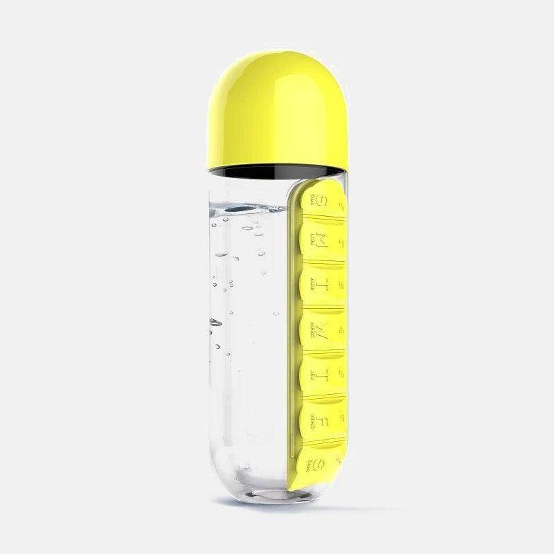 Travel pill organizer water bottle - SmartPursue™