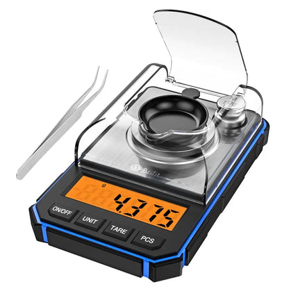 pocket digital scale portable with Precision 0.001g - 50g Capacity with Calibration Weights