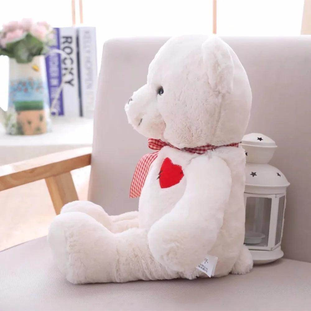 Lovely Teddy Bear Plush Toy with Heart - SmartPursue™