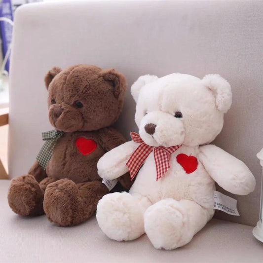 Lovely Teddy Bear Plush Toy with Heart - Diversi Fusion™