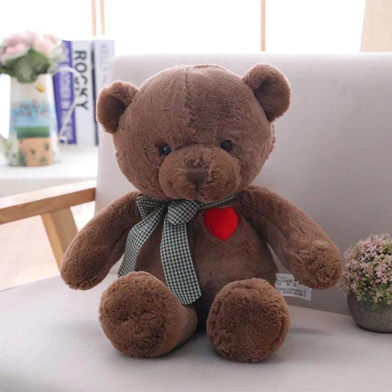 Lovely Teddy Bear Plush Toy with Heart - SmartPursue™
