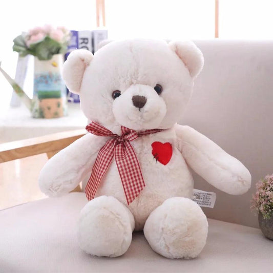 Lovely Teddy Bear Plush Toy with Heart - Diversi Fusion™