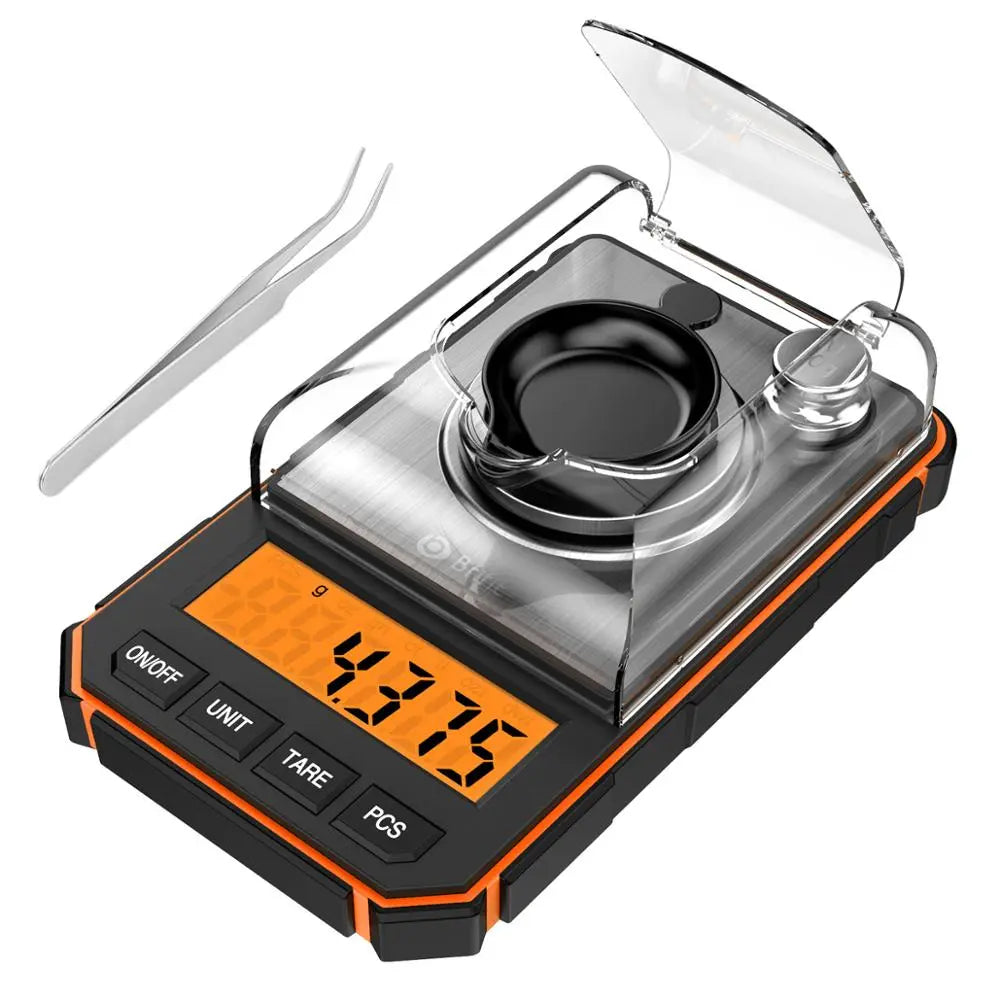 pocket digital scale portable with Precision 0.001g - 50g Capacity with Calibration Weights