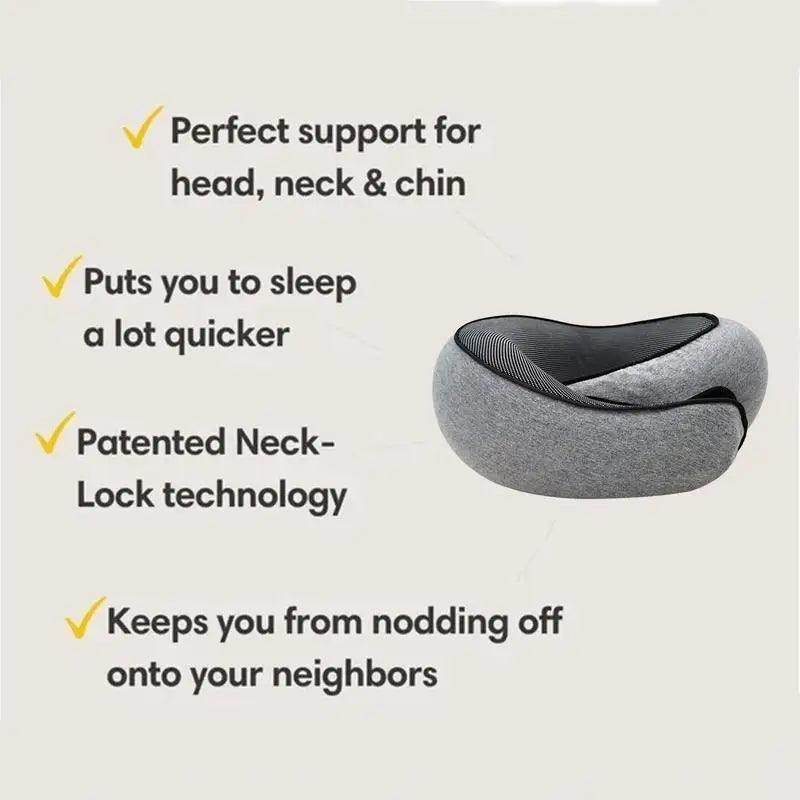 Travel neck pillow sleeping pillow - SmartPursue™