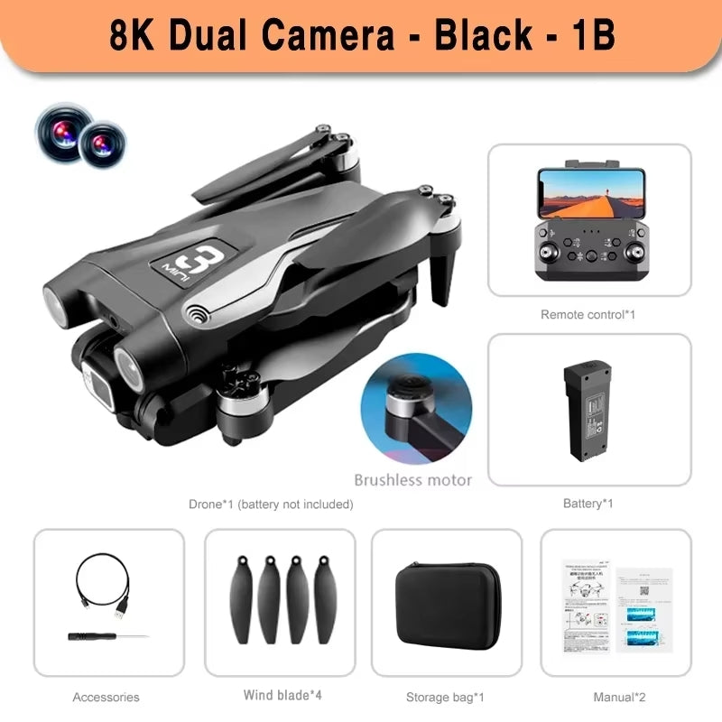 Professional 4K Mini Small Drone with Camera Diversi Shop™