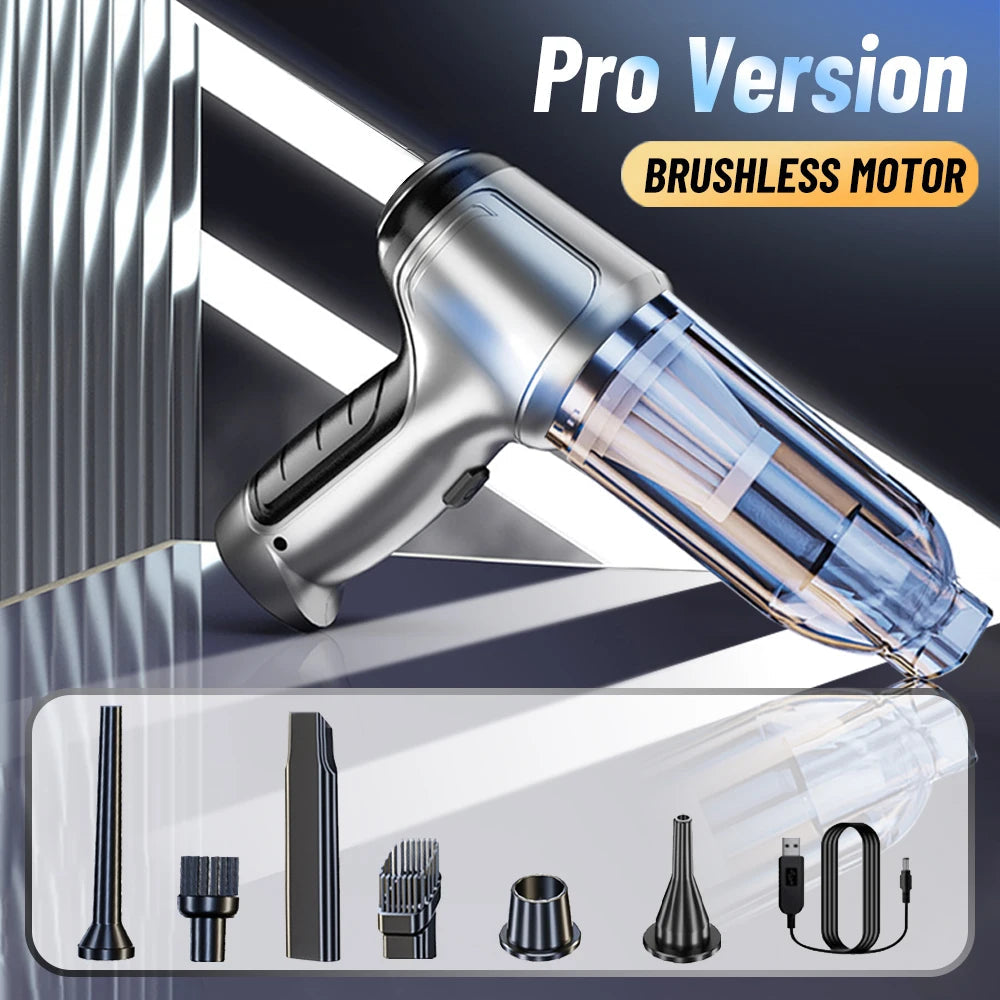 Cordless Vacuum Cleaner | Blowable Portable Cordless Car Vacuum Diversi Fusion™