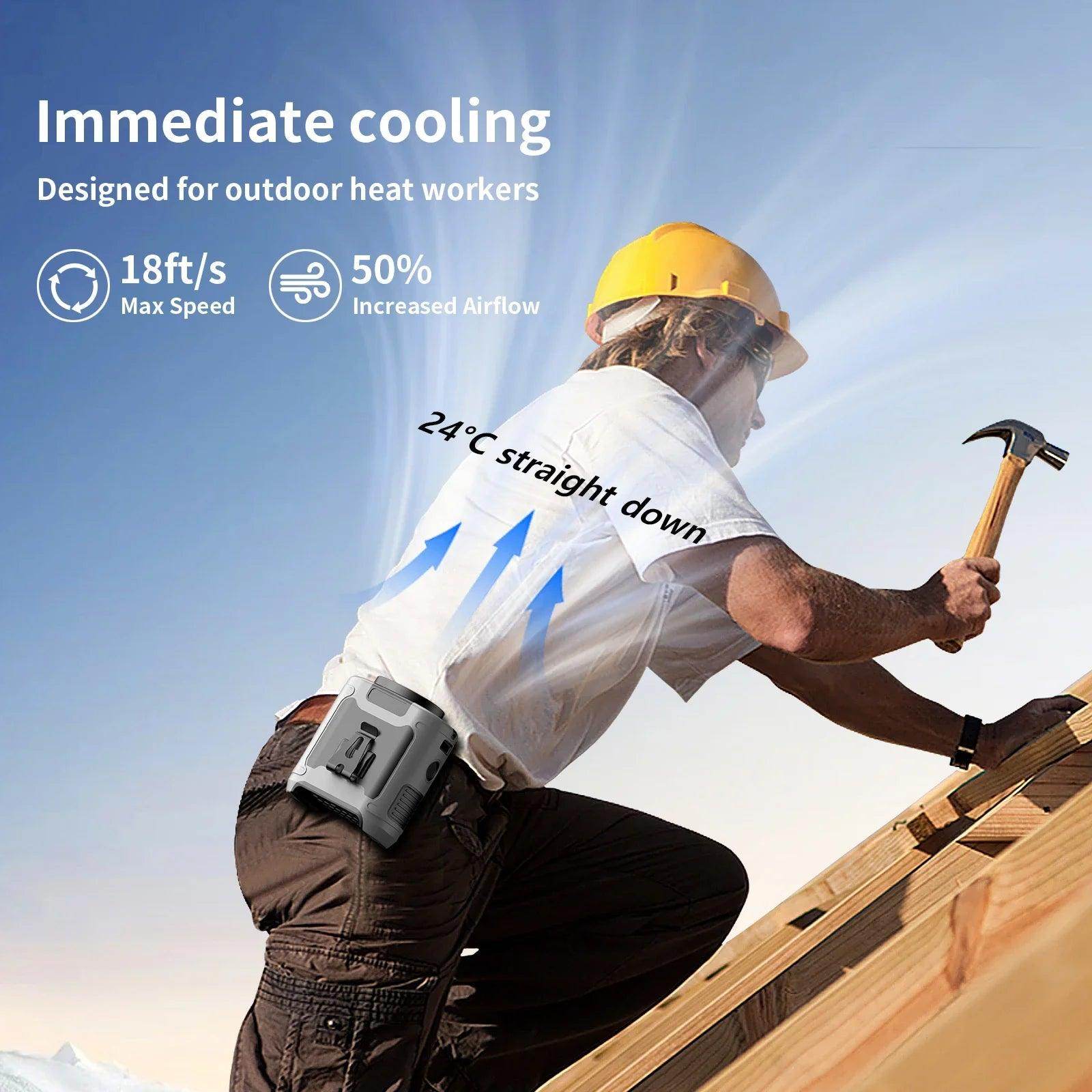 Portable Waist and Neck Fan - SmartPursue™