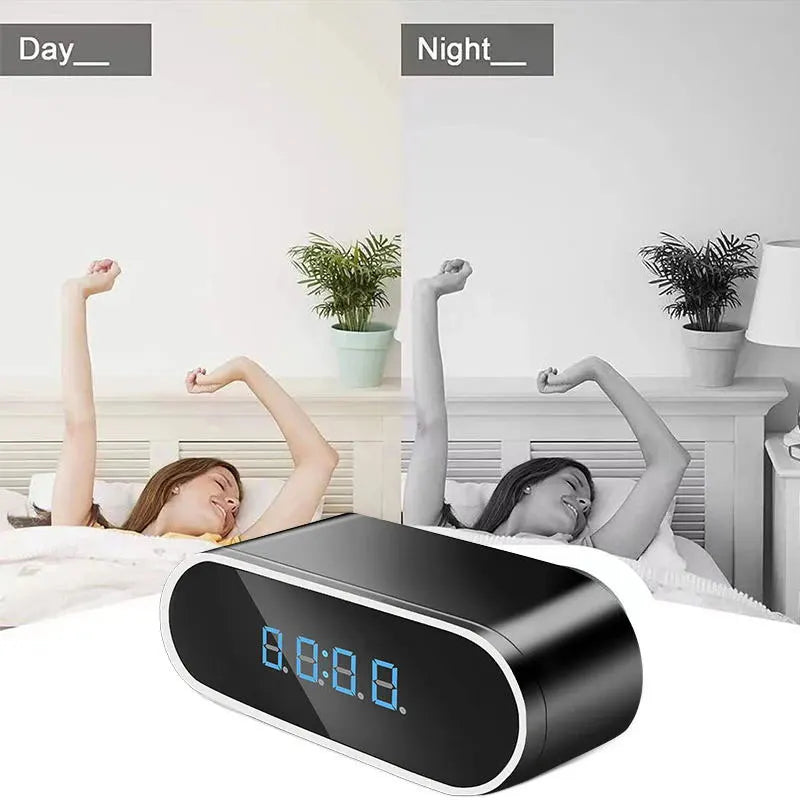 4K HD WIFI Clock Camera 120degree Camera Micro Cam IR Night View Alarm Camcorder Digital Watch Video Mini DVR Oculta Small Cam SmartPursue™