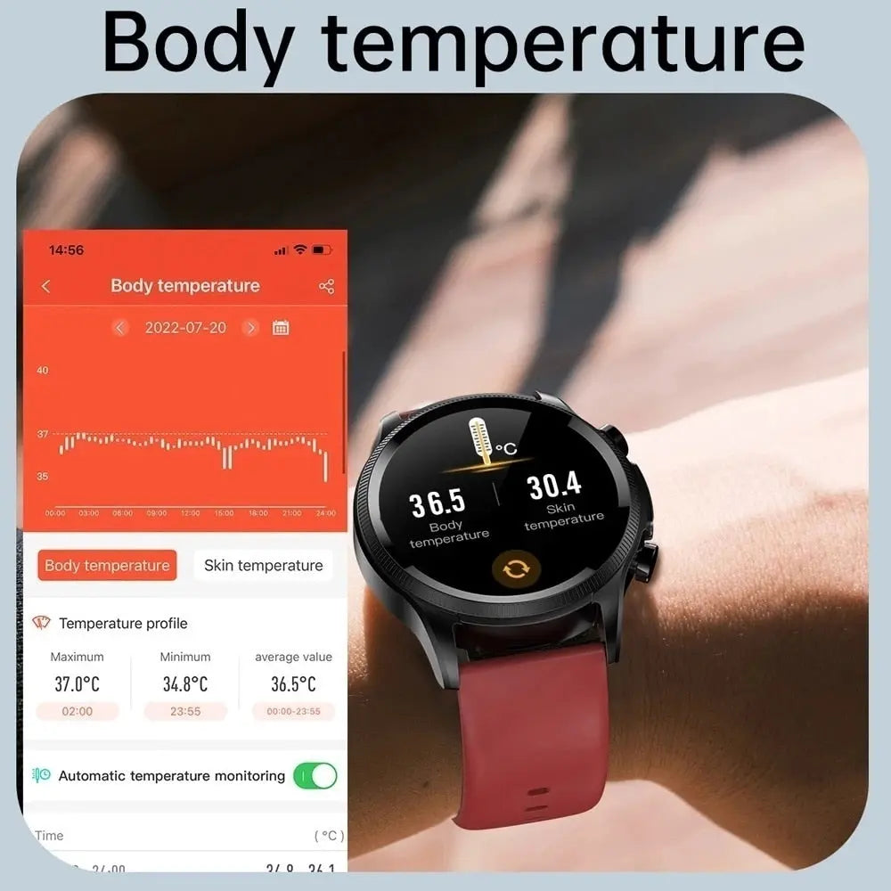 Xiaomi sports smartwatch with Blood Glucose, Blood Pressure/Sugar, Body Temperature, Heart Rate