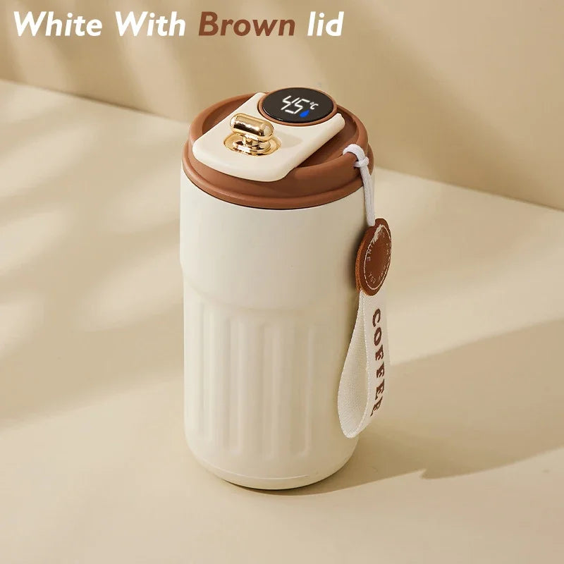 🌡️ Smart LED Thermos Bottle – Stainless Steel Travel Flask - SmartPursue™