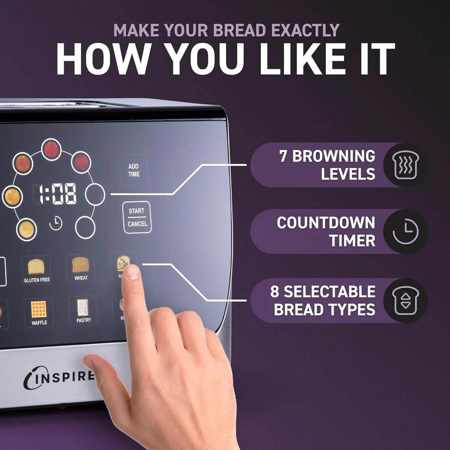 Touch Screen Smart Toaster - SmartPursue™