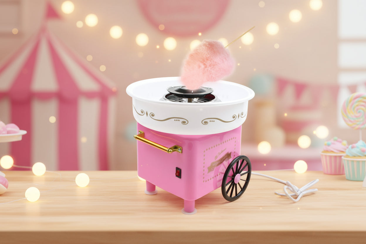 Electric DIY Cotton Candy Maker – Portable Fairy Floss Machine