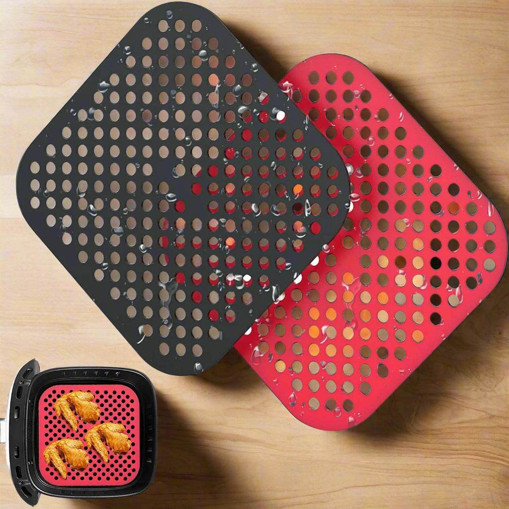 Square Reusable Air Fryer Liners – Non-Stick, Heat-Resistant & Eco-Friendly - SmartPursue™