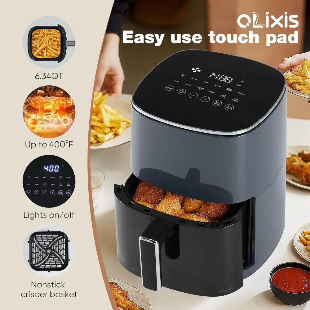 6-Quart Air Fryer with Window - Limited Stock – Ships in 24H - SmartPursue™
