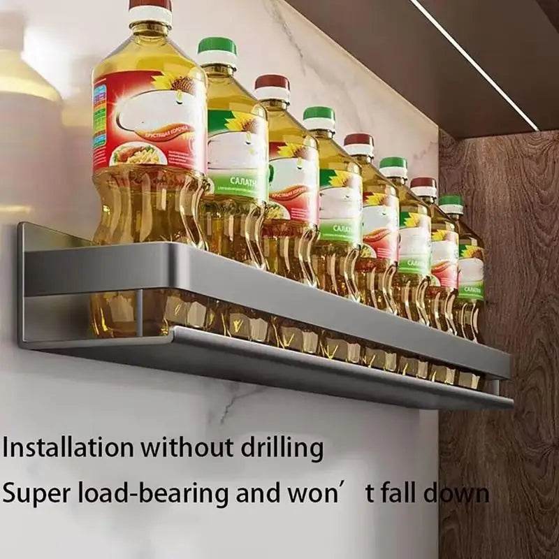 Aluminum Wall-Mounted Spices Rack - SmartPursue™