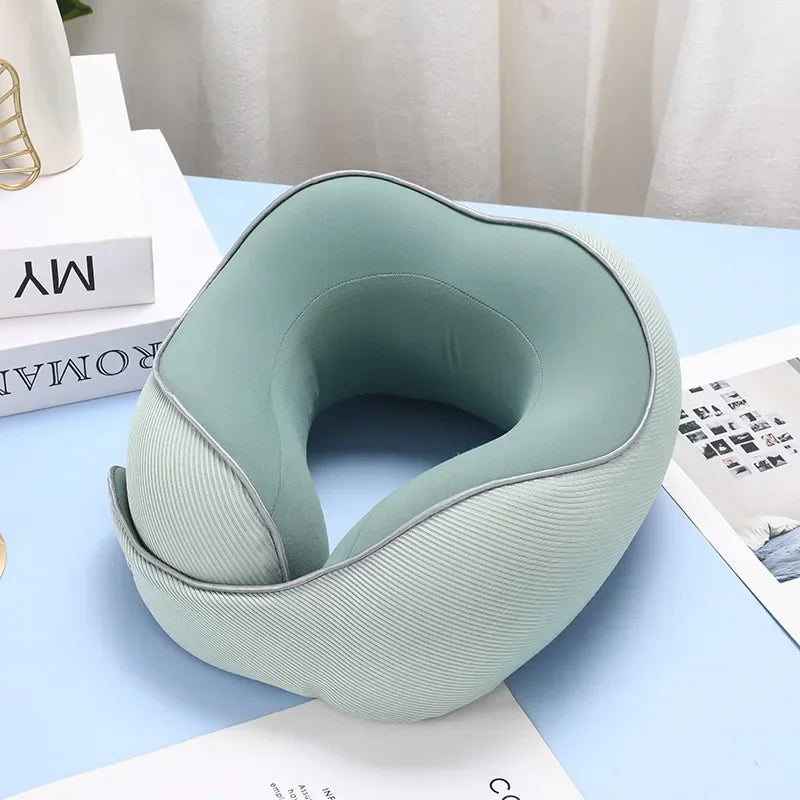 U Shaped travel pillow Magnetic Neck Office Nap Pillow |Diversi