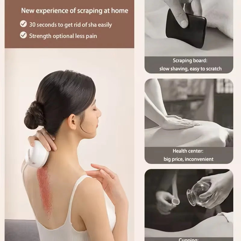 💆‍♂️ 3-in-1 Smart Cupping Massager – Red Light Therapy & Muscle Recovery