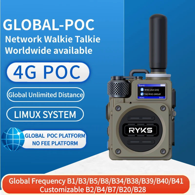 Mobile Walkie Talkie - Long-Range SIM Card Radio for Hunting Diversi Fusion™