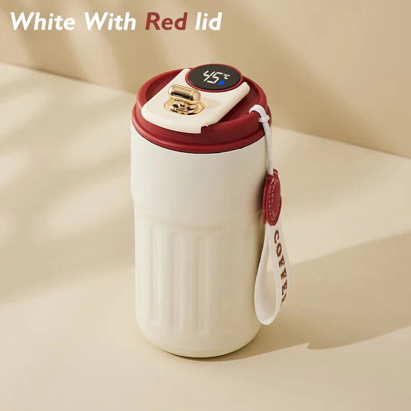 🌡️ Smart LED Thermos Bottle – Stainless Steel Travel Flask - SmartPursue™