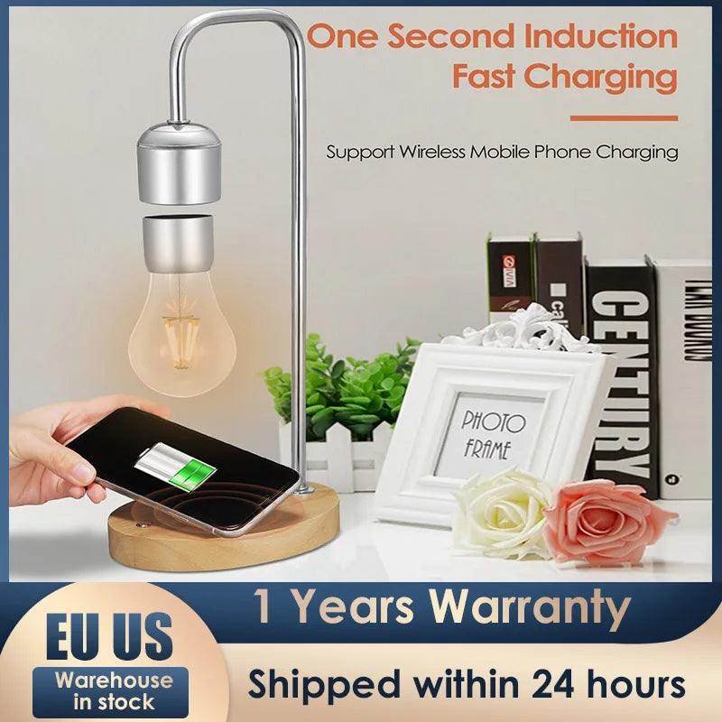 Modern Levitating Lamp With Floating Light Bulb - SmartPursue™